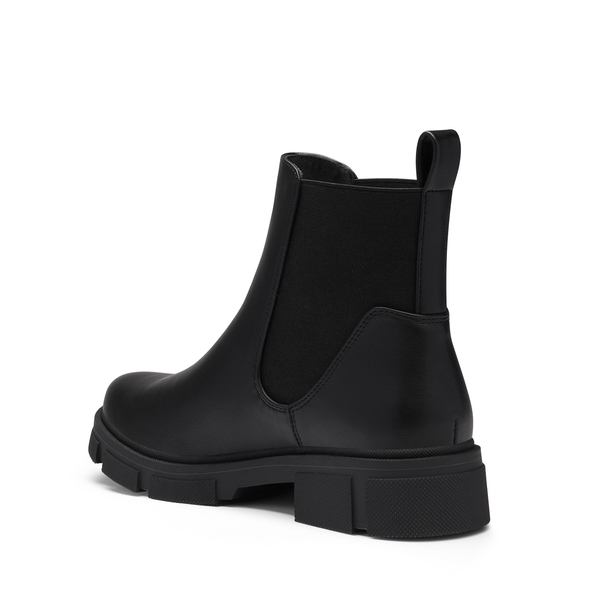 Low Heel Chelsea Boots - BLACK - 4