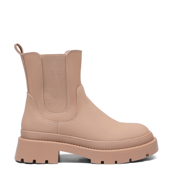 Chelsea Platform Booties - NUDE - 2
