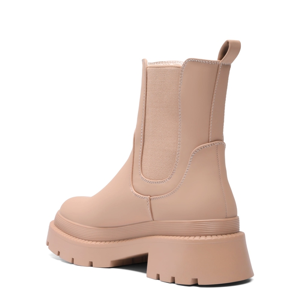 Chelsea Platform Booties - NUDE - 3