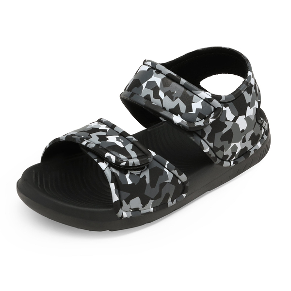 Boys & Girls Open-Toe Sports Sandals - BLACK -  0