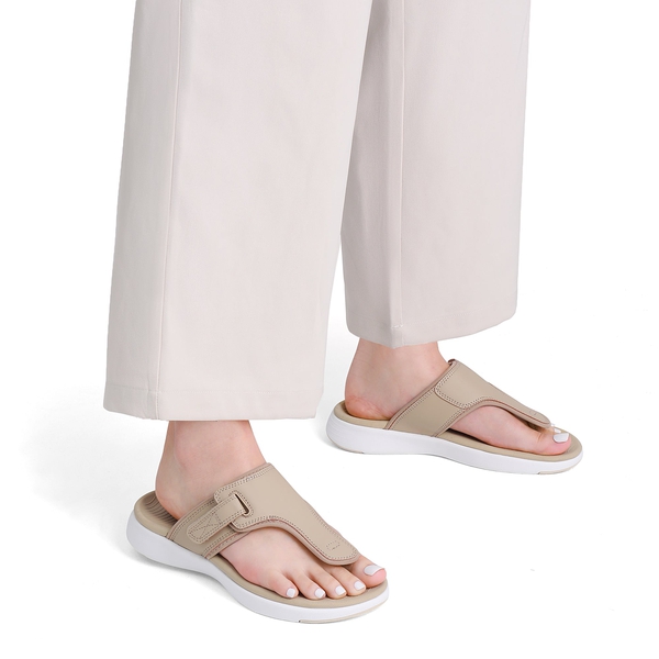 Arch Support Flip Flop Sandals - NUDE - 1
