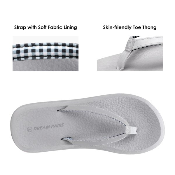 Arch Support Flip Flops - GREY - 4