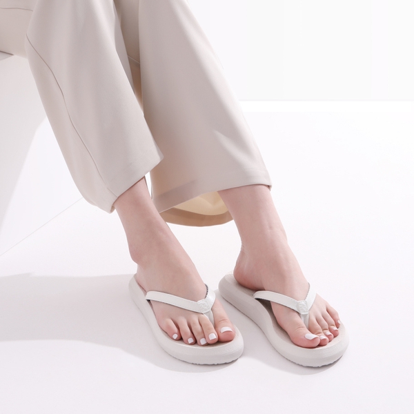 Arch Support Flip Flops - WHITE - 1