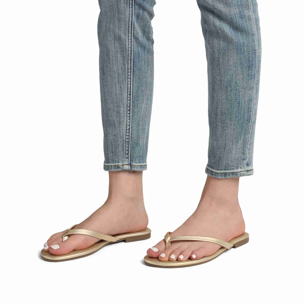 Flip Flop Slippers - GOLD - 1