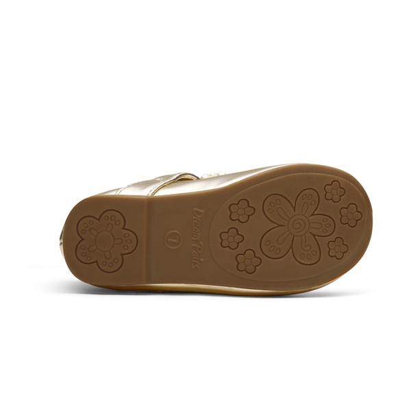 Dream Pairs Girls Mary Jane Flats (Toddler/Little Kid) - GOLD - 3