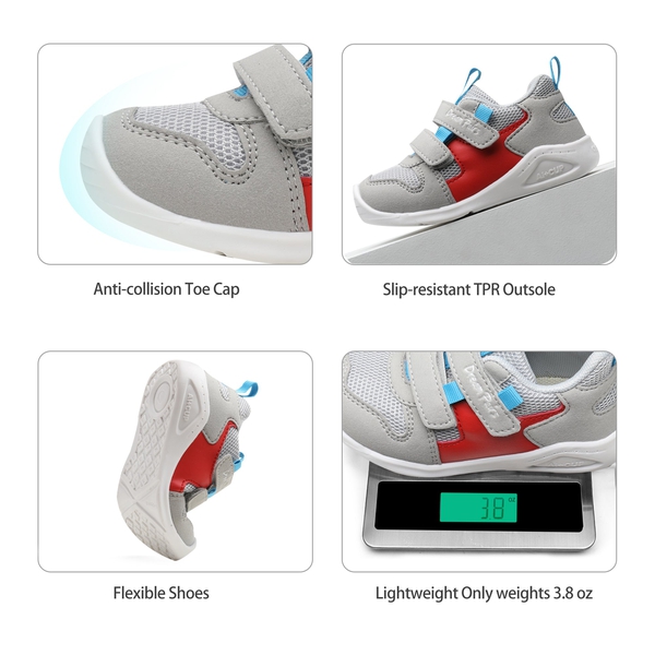 Toddler Kids Running Sneakers - GREY - 3