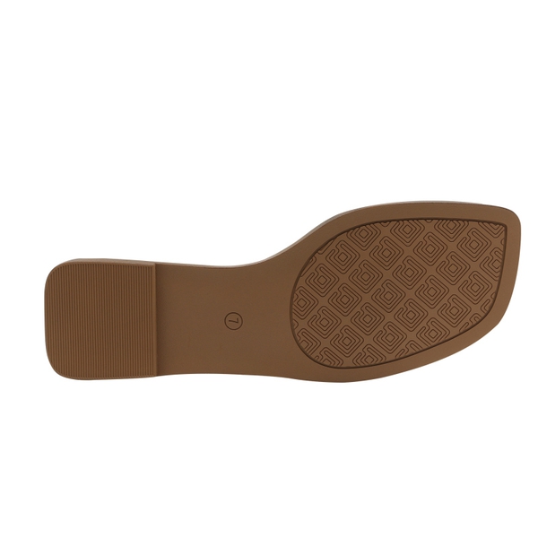 Adjustable Buckle Quilted Flat Sandals - WHITE - 4
