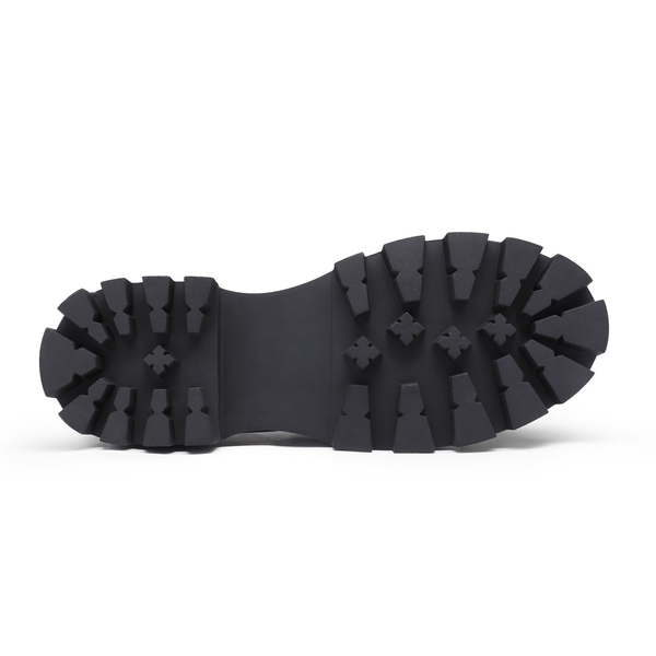 Comfortable Buckle Moccasin Loafers - BLACK - 4