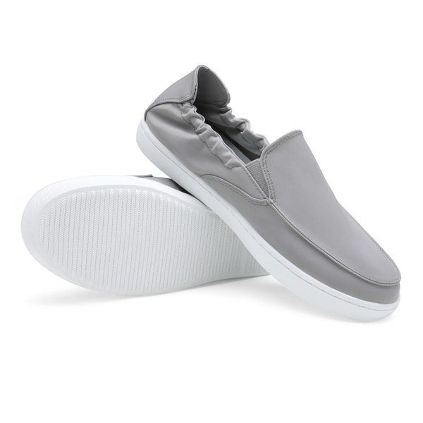 Comfortable Slip On Loafers - GREY - 4