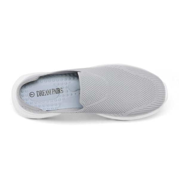 Slip on Mule Sneakers - GREY - 4