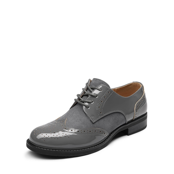 Classic Lace Up Brogue Oxford Shoes -dreampairs