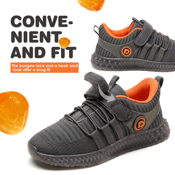 Dream Pairs Boys & Girls Athletic Sneakers - GREY - 1