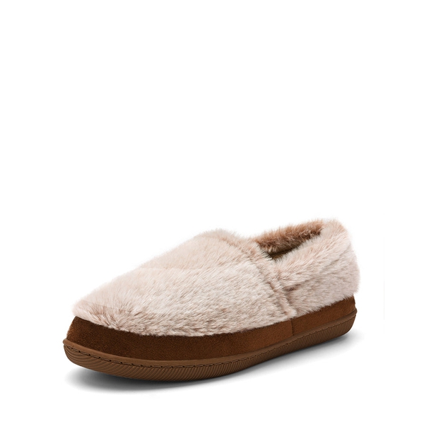 Lightweight Fuzzy Sherpa Slippers - BROWN -  0