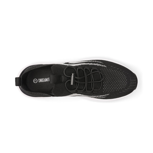 [Nori] Non-Slip Air Cushion Fashion Sneakers - BLACK - 3