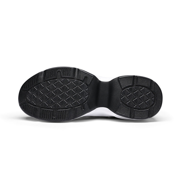 [Nori] Non-Slip Air Cushion Fashion Sneakers - BLACK - 4