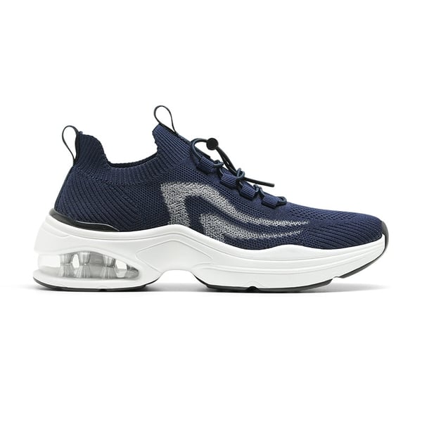 [Nori] Non-Slip Air Cushion Fashion Sneakers - NAVY - 1