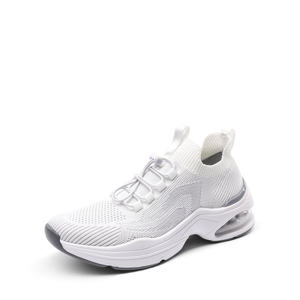[Nori] Non-Slip Air Cushion Fashion Sneakers - WHITE -  0