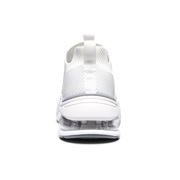 [Nori] Non-Slip Air Cushion Fashion Sneakers - WHITE - 2