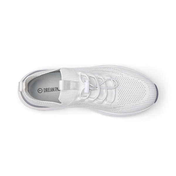 [Nori] Non-Slip Air Cushion Fashion Sneakers - WHITE - 3