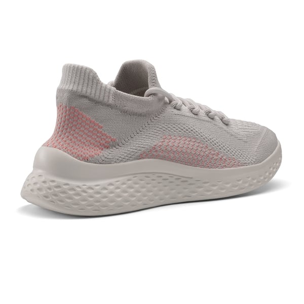 Lightweight Breathable Knitted Sneakers - GRAY - 3