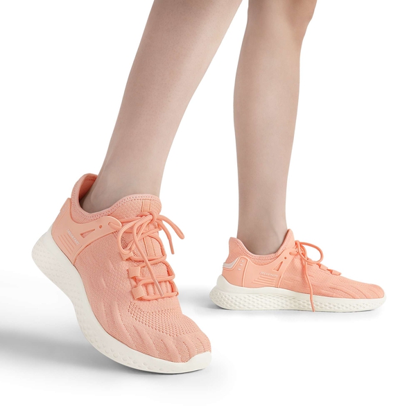 Lightweight Mesh Running Sneakers - PINK - 1
