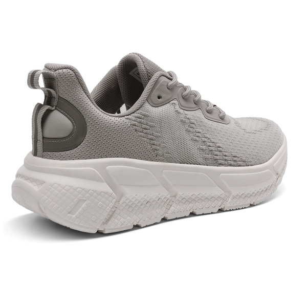 Lace-Up Arch Support Sneakers - GREY - 3