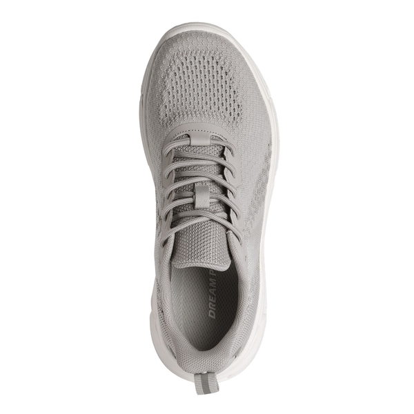 Lace-Up Arch Support Sneakers - GREY - 4