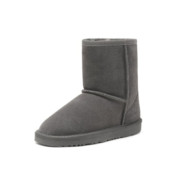 Fur lined grey boots online