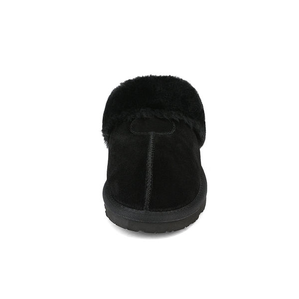 [FuzzyEasy Slipper] Fuzzy Bedroom Slippers - BLACK - 3