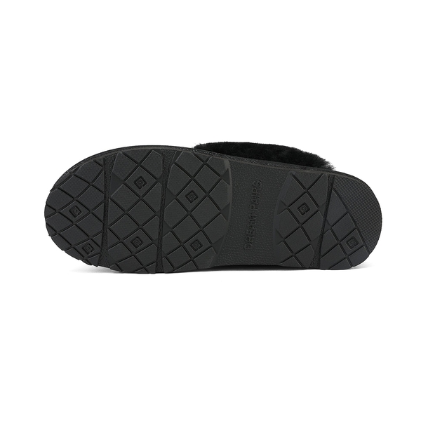 [FuzzyEasy Slipper] Fuzzy Bedroom Slippers - BLACK - 5