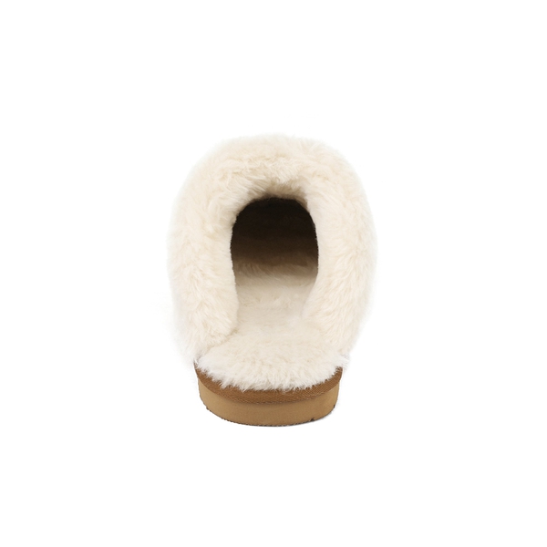 [FuzzyEasy Slipper] Fuzzy Bedroom Slippers - CHESNUT - 4