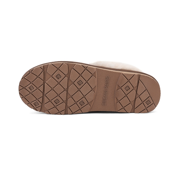 [FuzzyEasy Slipper] Fuzzy Bedroom Slippers - CHESNUT - 5