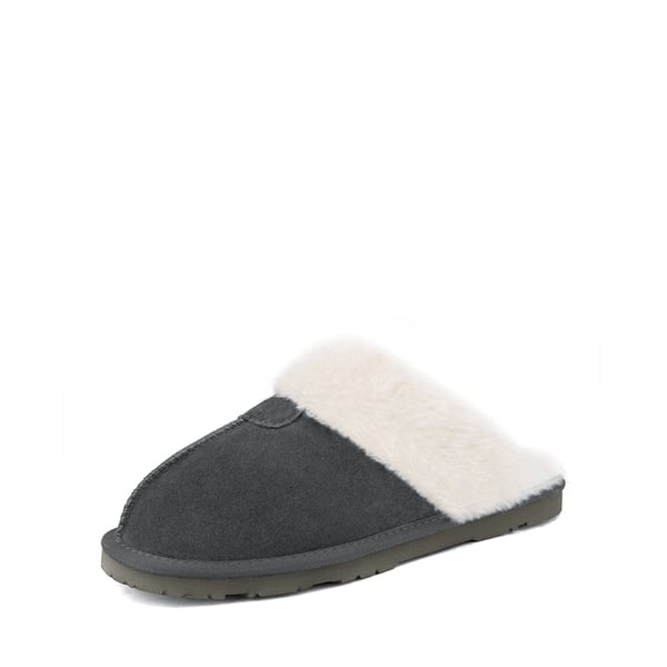 [FuzzyEasy Slipper] Fuzzy Bedroom Slippers - GREY -  0