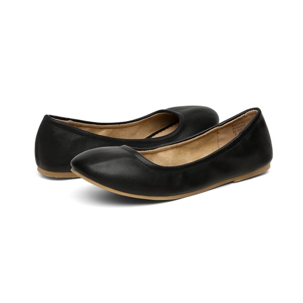 Classic Ballet Flats Shoes - BLACK - 4