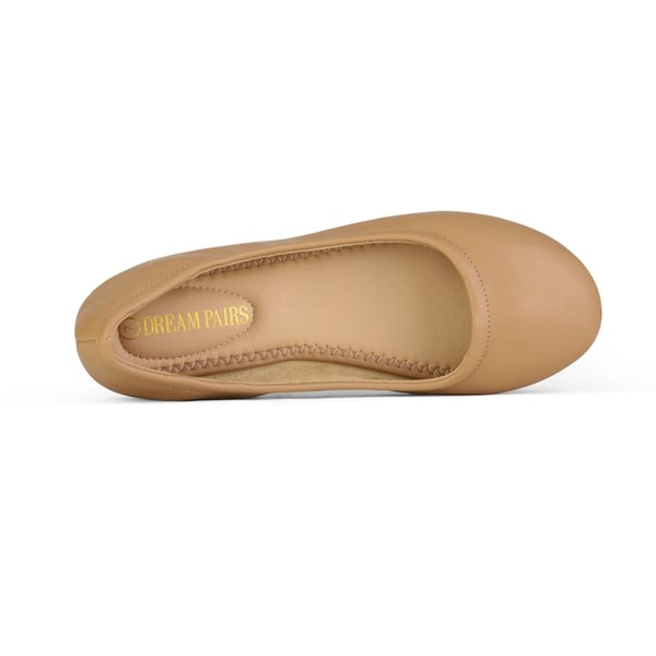 Classic Ballet Flats Shoes - NUDE - 3