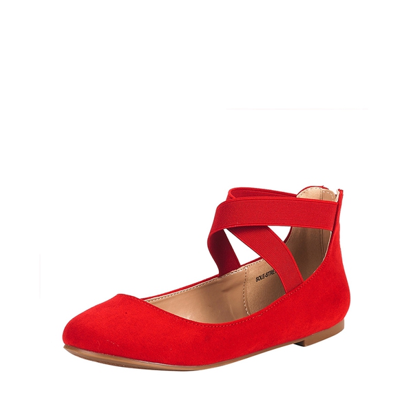 Women s Elastic Strap Ballet Flats Dream Pairs