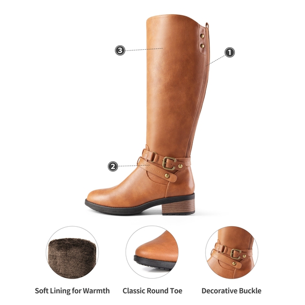 Knee High Fur Lined Boots Women s Boots Dream Pairs