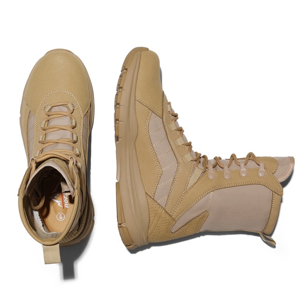 Men's High-Top Tactical & Military Boots - SAND - 4