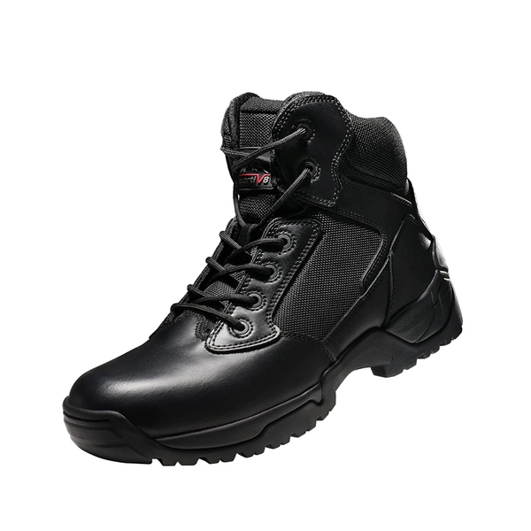 Men's Non-Slip Tactical Desert Boots - BLACK -  0