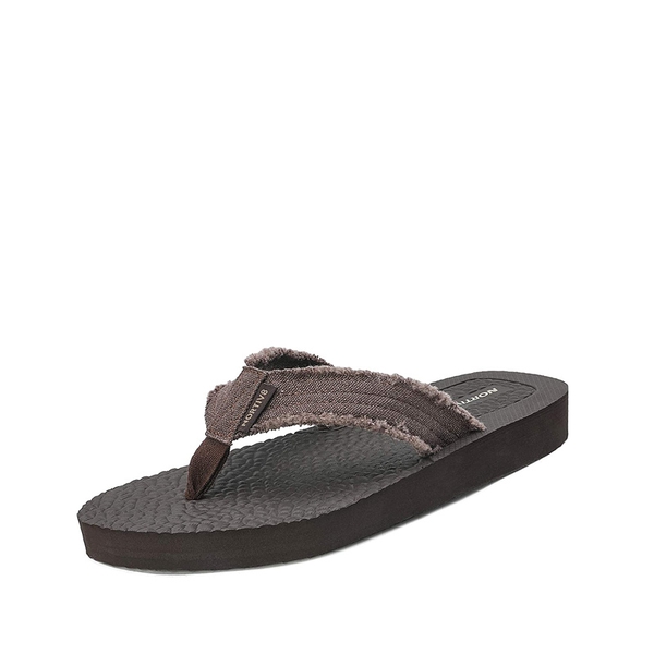 Men's Comfortable Flip Flops - COFFEE -  0