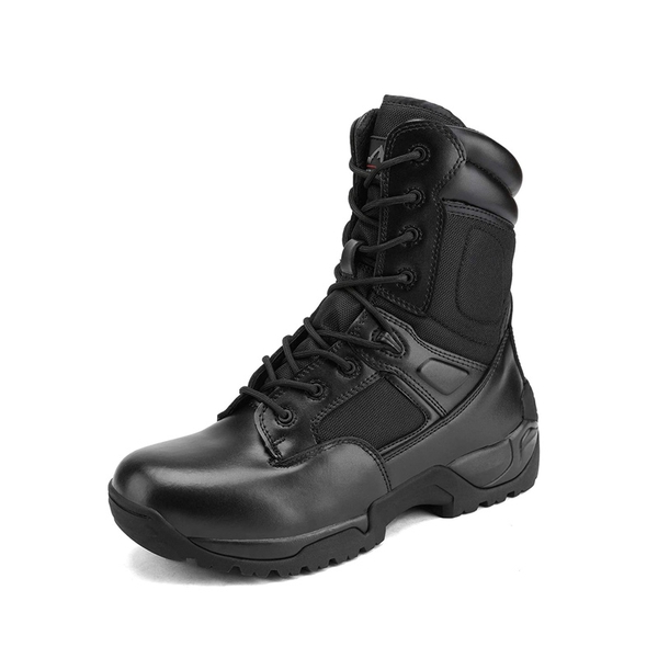 Men's Cap-Toe Tactical Research Work Boots - BLACK -  0