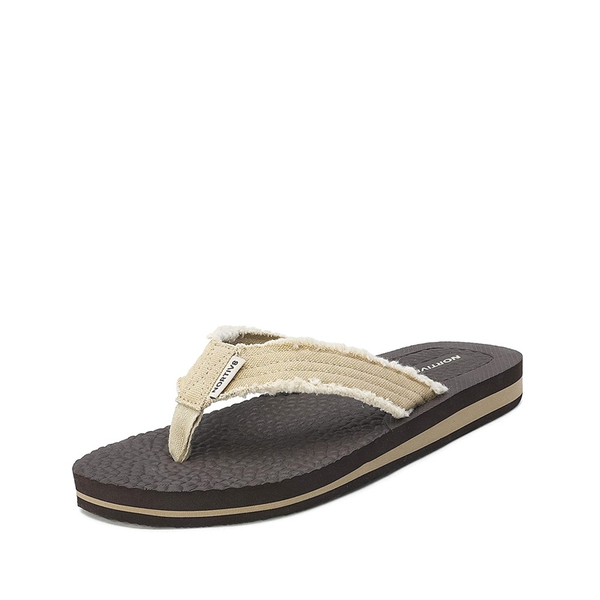 Men's Comfortable Flip Flops - BEIGE -  0