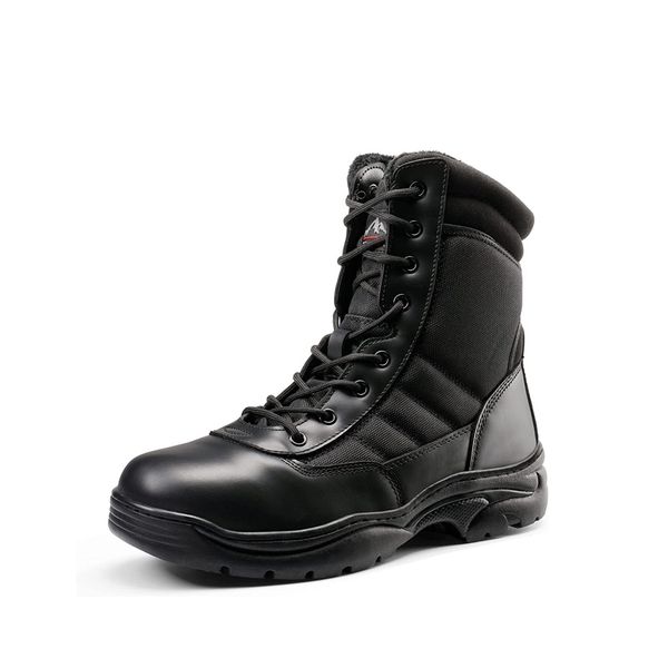 Men's Comfortable Military Tactical Boots - BLACK -  0