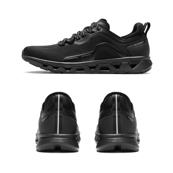 Men's Non-Slip Athleisure Sneakers - ALL BLACK - 7