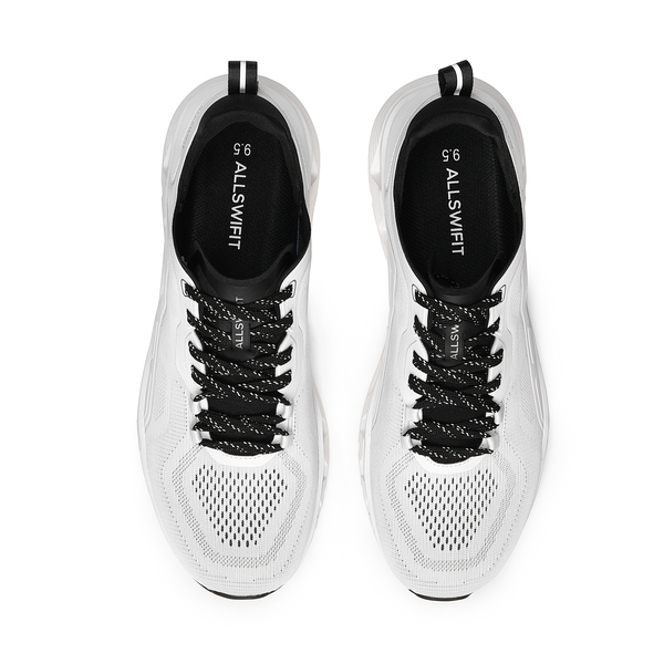 Men's Non-Slip Athleisure Sneakers - WHITE - 5