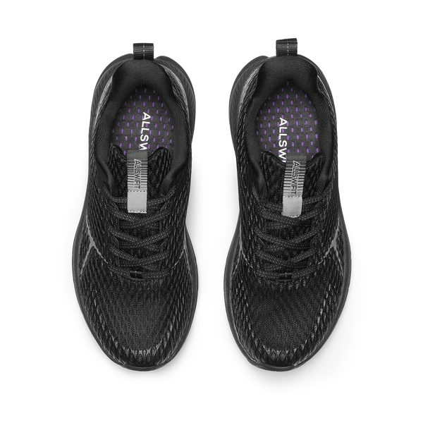 [ALLSWIFIT 1.0] Women's Mesh Athleisure Sneakers - ALL BLACK - 2