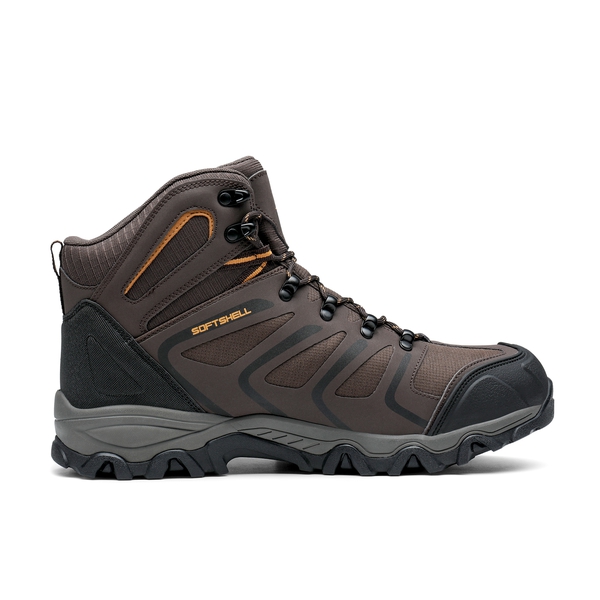 [Armadillo Series] Men's & Women's Non-Slip Waterproof Hiking Boots - BROWN-BLACK-TAN - 2