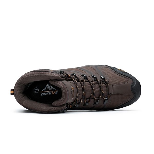 [Armadillo Series] Men's & Women's Non-Slip Waterproof Hiking Boots - BROWN-BLACK-TAN - 4
