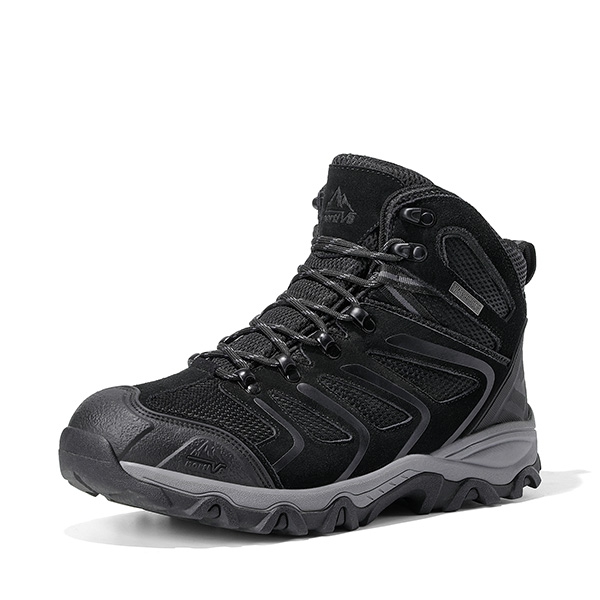 [Armadillo 2 Series] Men's & Women's Waterproof Hiking Boots - ALL BLACK-SUEDE -  0