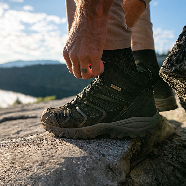 [Armadillo 2 Series] Men's & Women's Waterproof Hiking Boots - ALL BLACK-SUEDE - 5